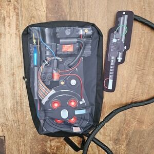 Ghostbusters Proton Pack Backpack Black Particle Wand Cosplay Costume Accessory